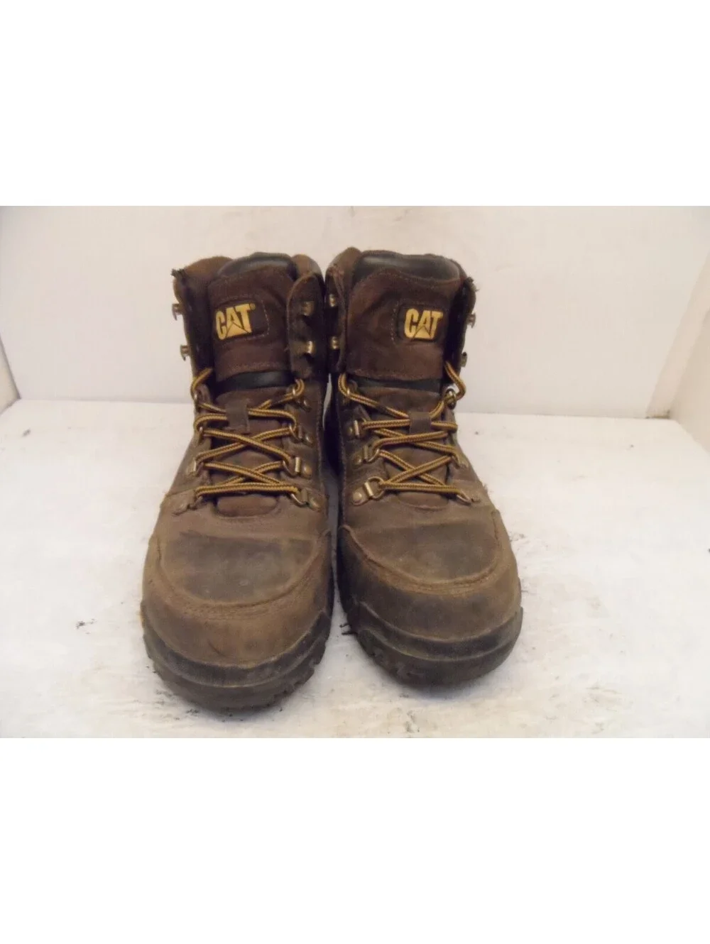 CATERPILLAR Men's Outline Steel Toe Steel Plate Leather Boot P720996 Brown 8.5W